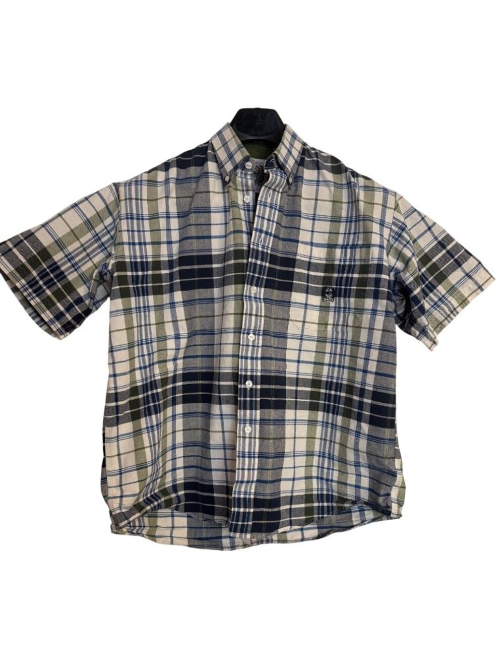 Cinch Plaid Western Size Medium Button Up Shirt EUC